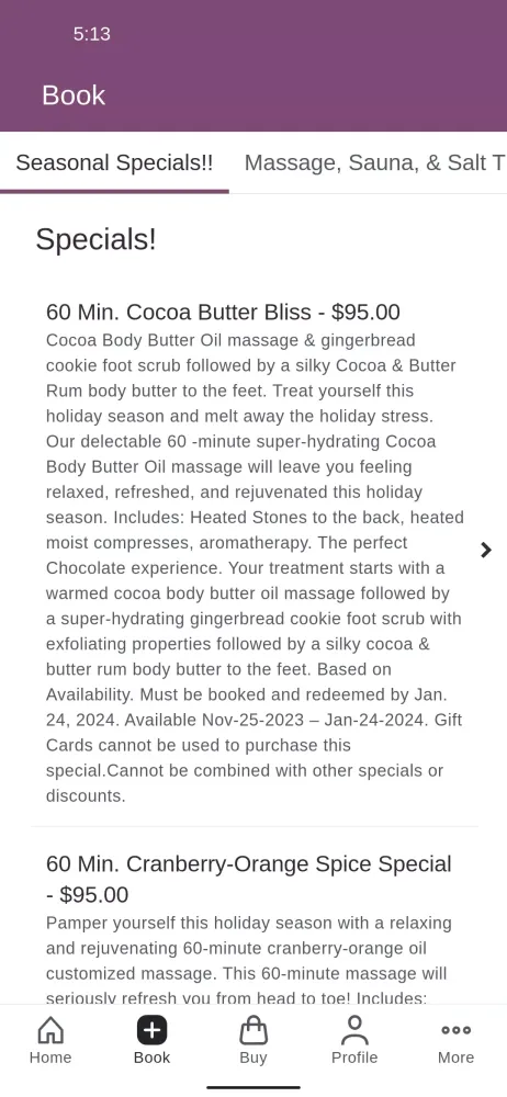 Massage Prescott Screenshots