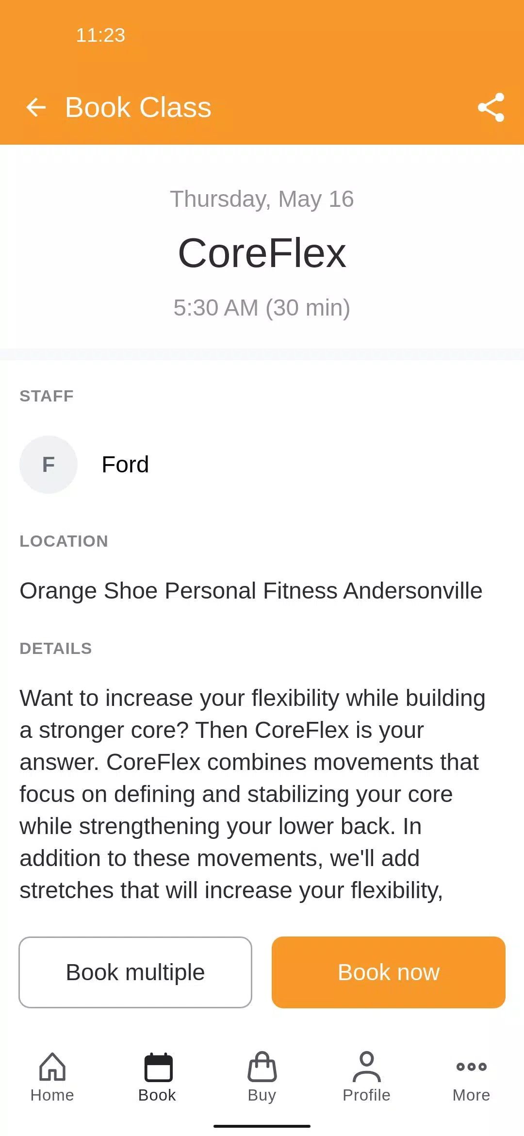 Orange Shoe Screenshots