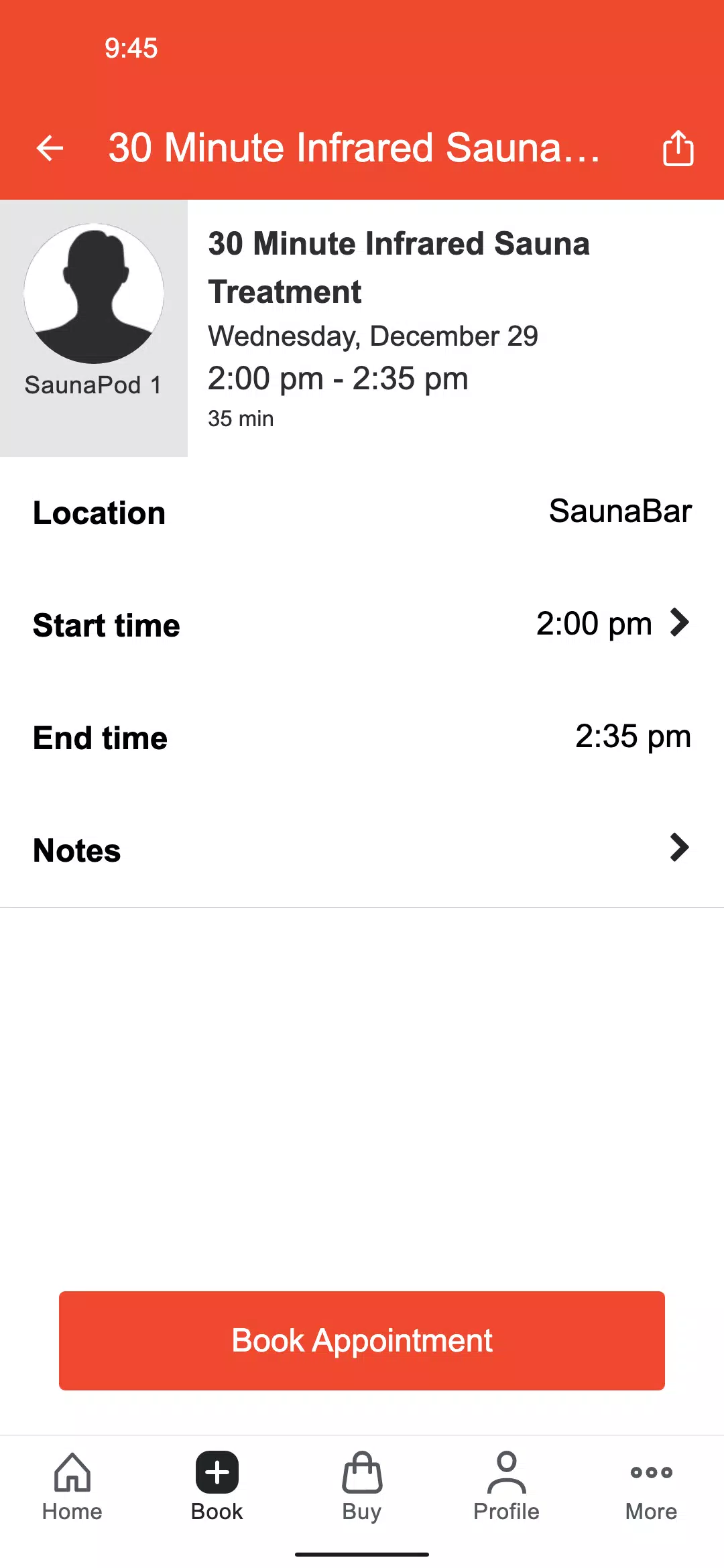 SaunaBar Screenshots