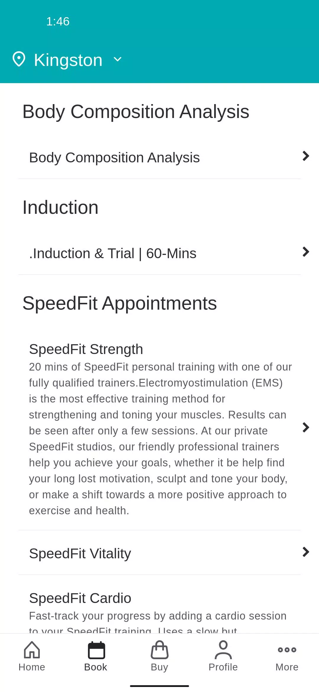 SpeedFit Screenshots