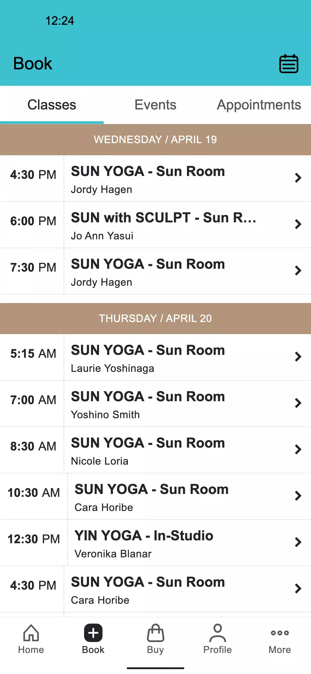 SUN YOGA HAWAII Screenshots