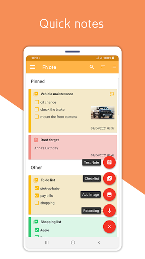 Notes - Notepad, Notebook Screenshots