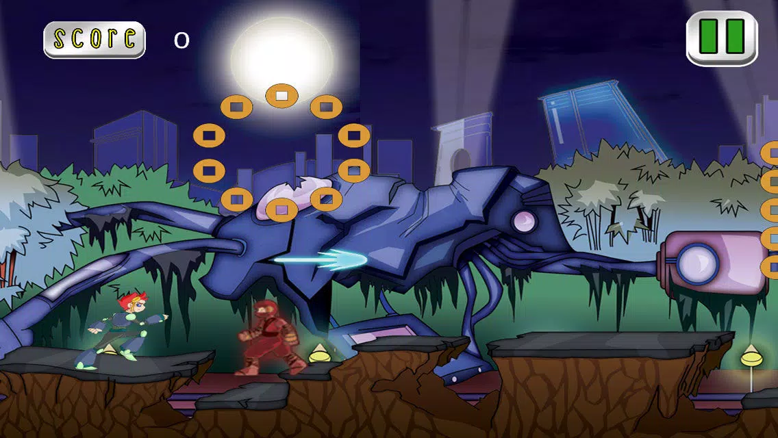 Cyber Ninja Run Free Screenshots
