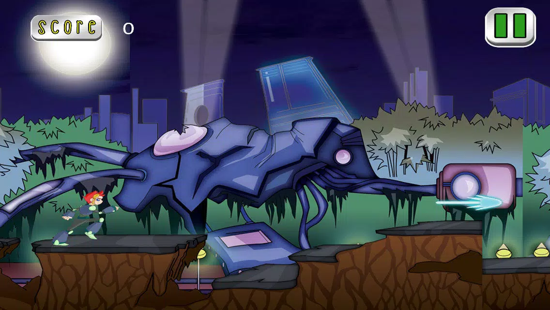 Cyber Ninja Run Free Screenshots