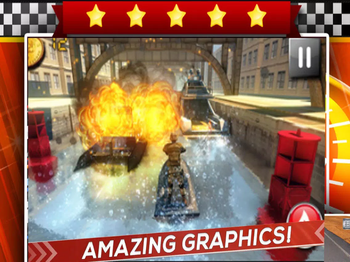 Crazy Jetski Shoot and Racing iPad Screenshots