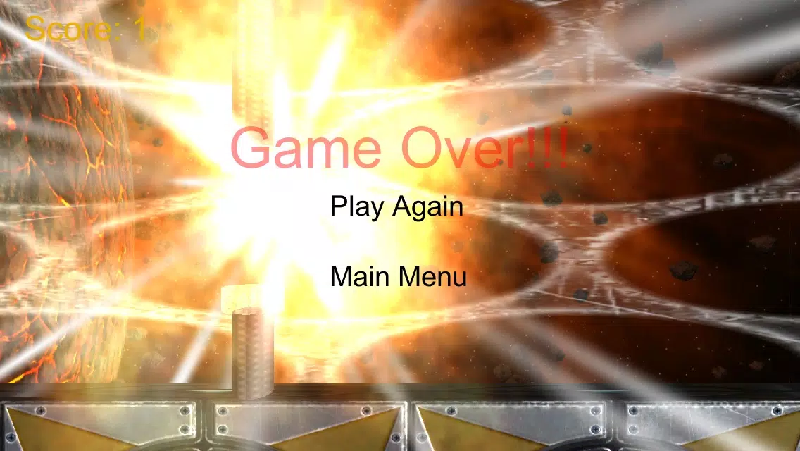 Capturas de pantalla de Fire Ball - An Adventure in Bouncy Flappy Space with Bird Like Controls