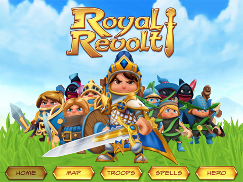 Royal Revolt! iPad 应用截图