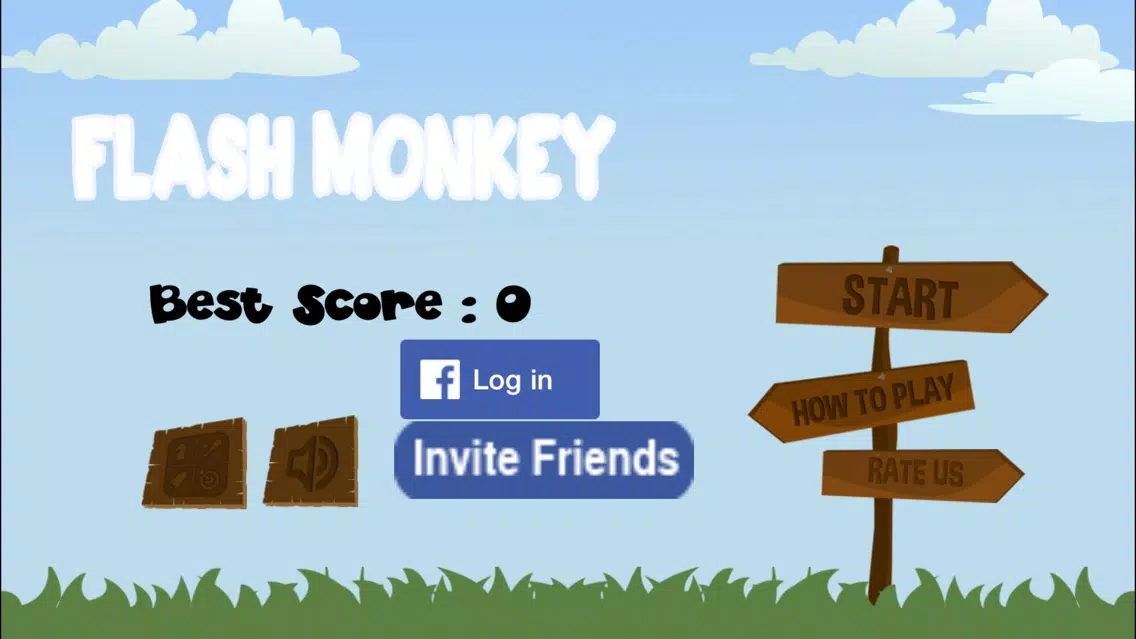 Flash Monkey: Free Monkey running game + collecting bananas Screenshots