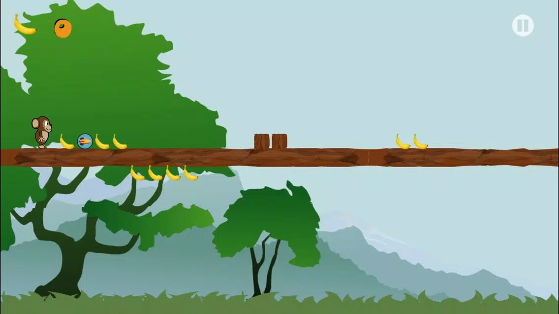 Flash Monkey: Free Monkey running game + collecting bananas Screenshots