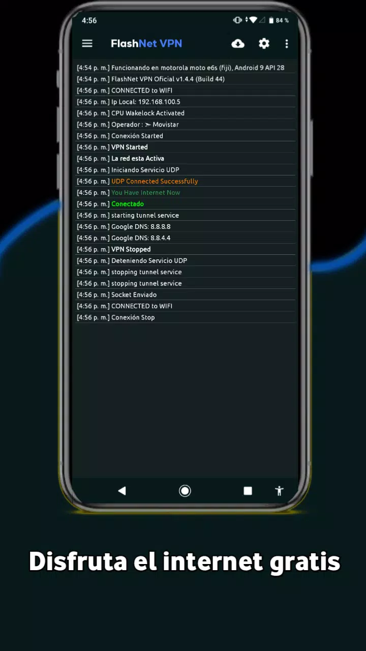 FlashNet VPN Screenshots