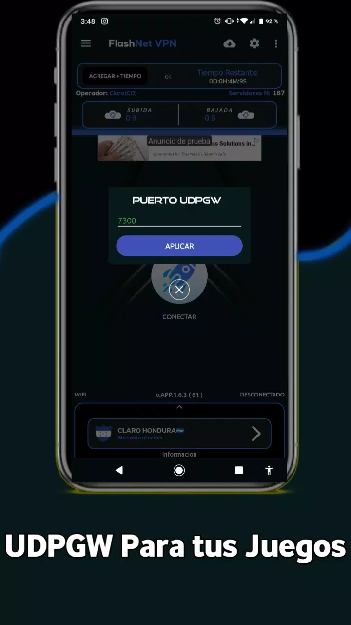 FlashNet VPN Screenshots