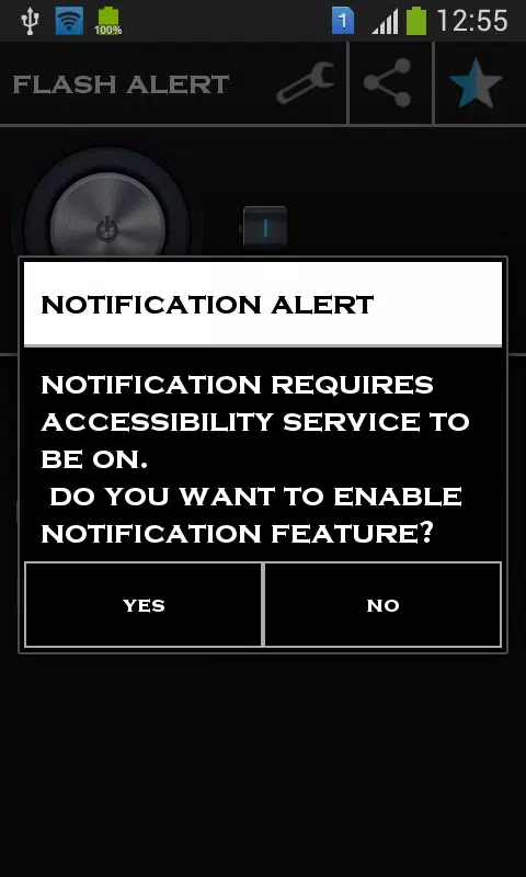 flash alert on call Screenshots