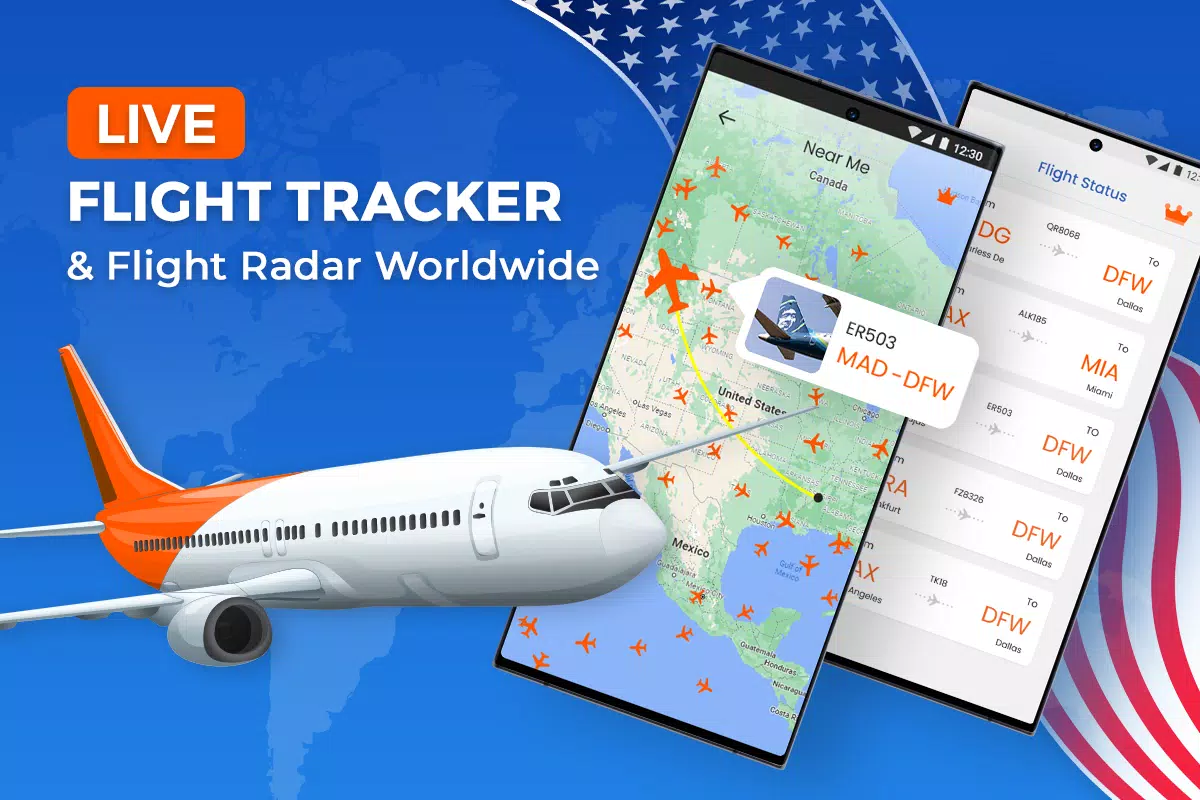 تصاویر USA Flight Tracker: Monitoring