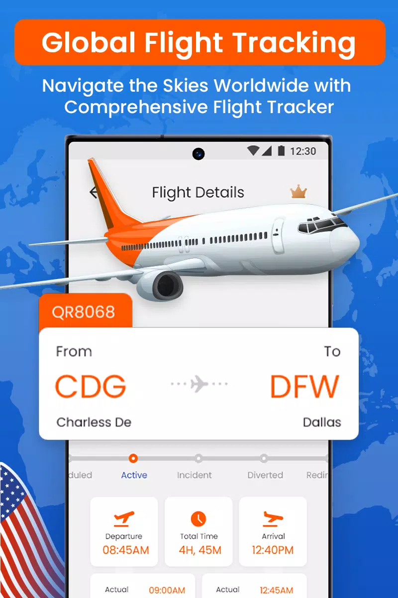 تصاویر USA Flight Tracker: Monitoring