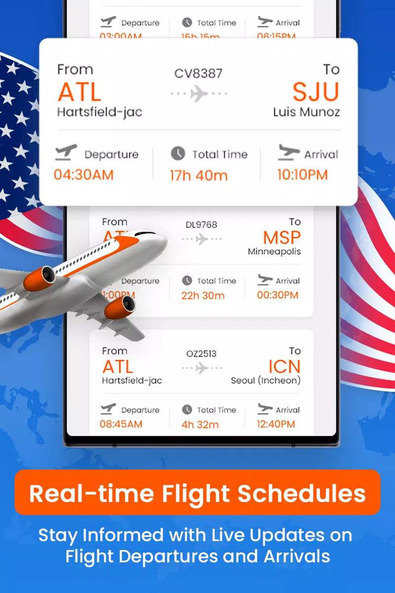 تصاویر USA Flight Tracker: Monitoring