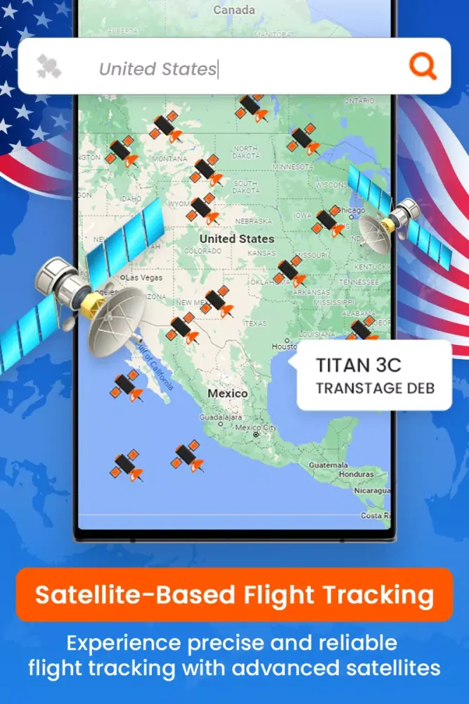USA Flight Tracker: Monitoring Screenshots
