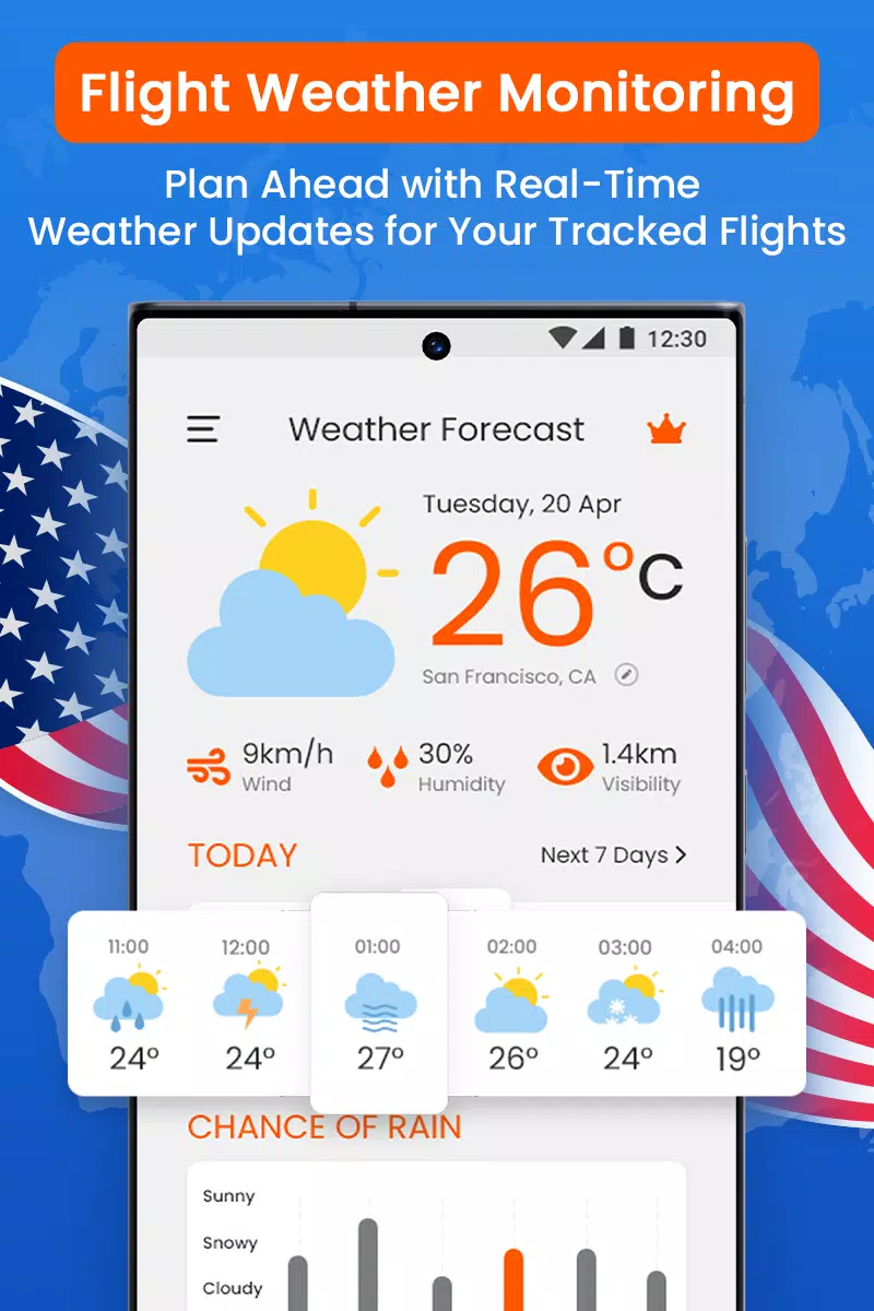 تصاویر USA Flight Tracker: Monitoring