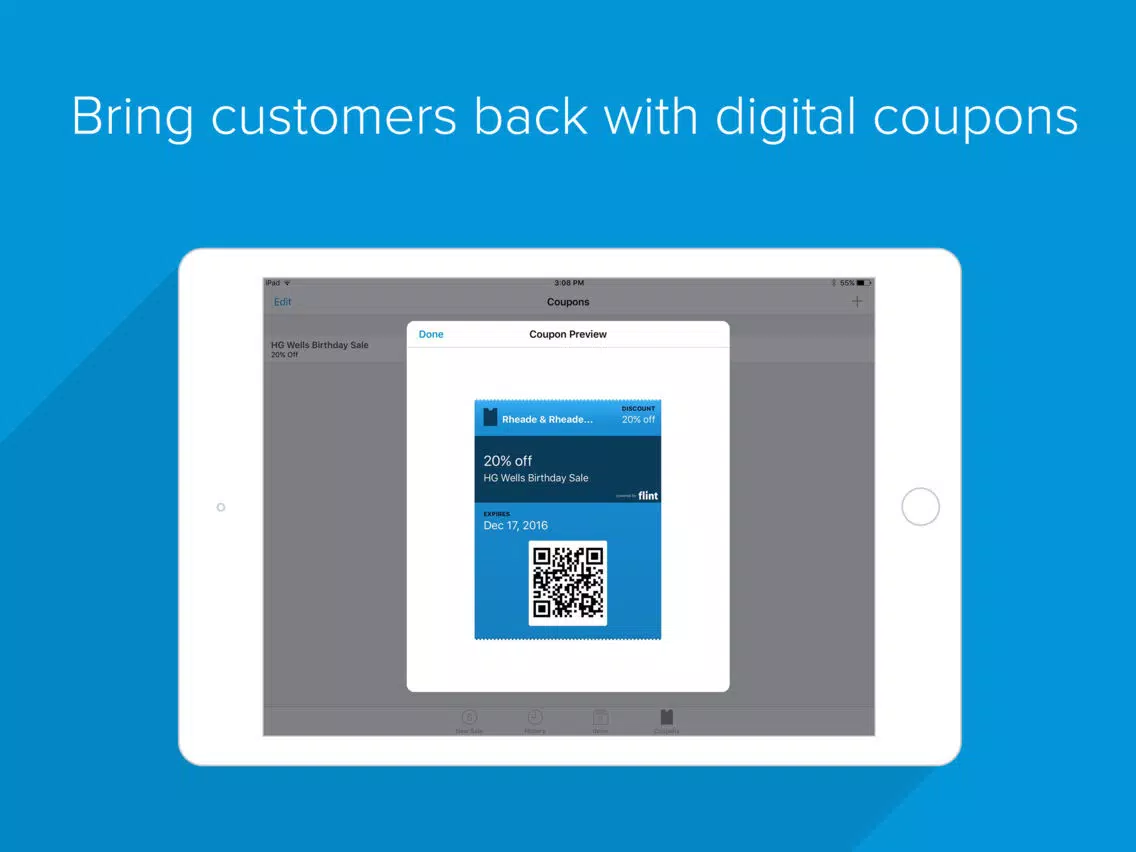 Screenshot di Flint - Accept Cards Invoices iPad