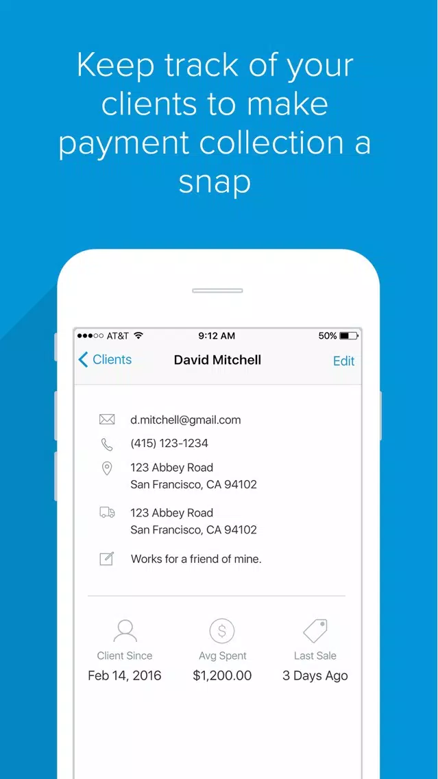 Screenshot di Flint - Accept Cards Invoices