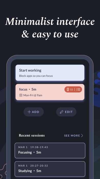 Focus Lock: Block Apps & Focus Screenshots