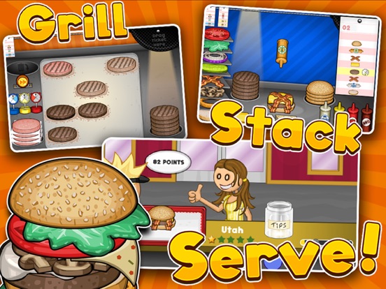 Papa's Burgeria iPad  স্ক্রিনশট