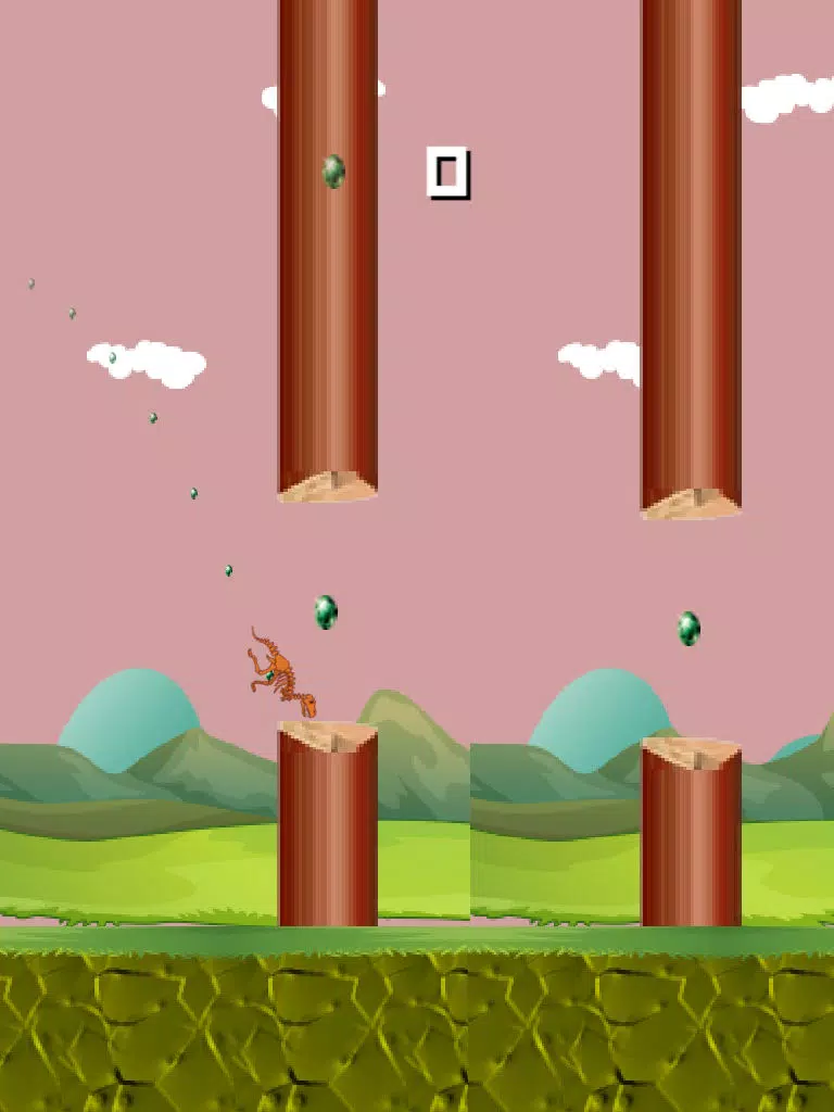 Flooky Dinos - A skeleton expedition in the wildfire jungle iPad 應用截圖