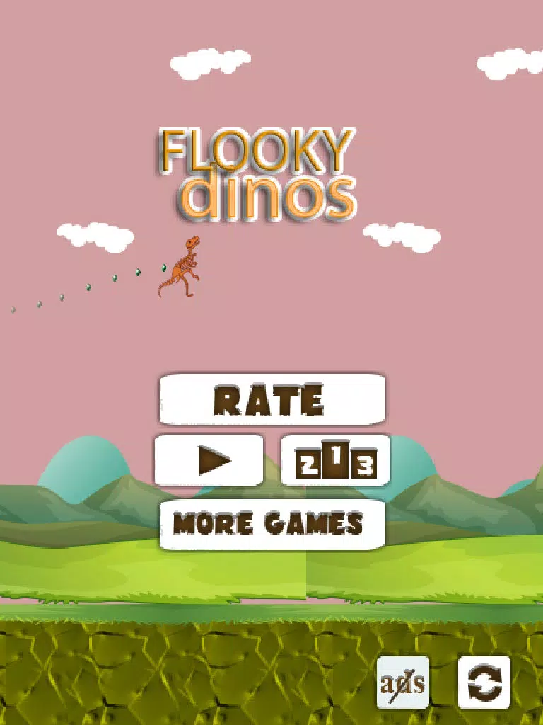 Flooky Dinos - A skeleton expedition in the wildfire jungle iPad 應用截圖