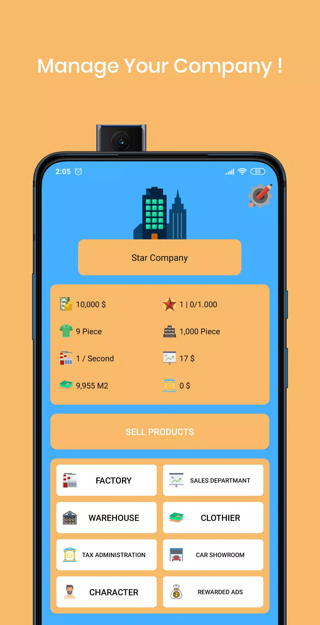 Trade Game Factory Manage Screenshots