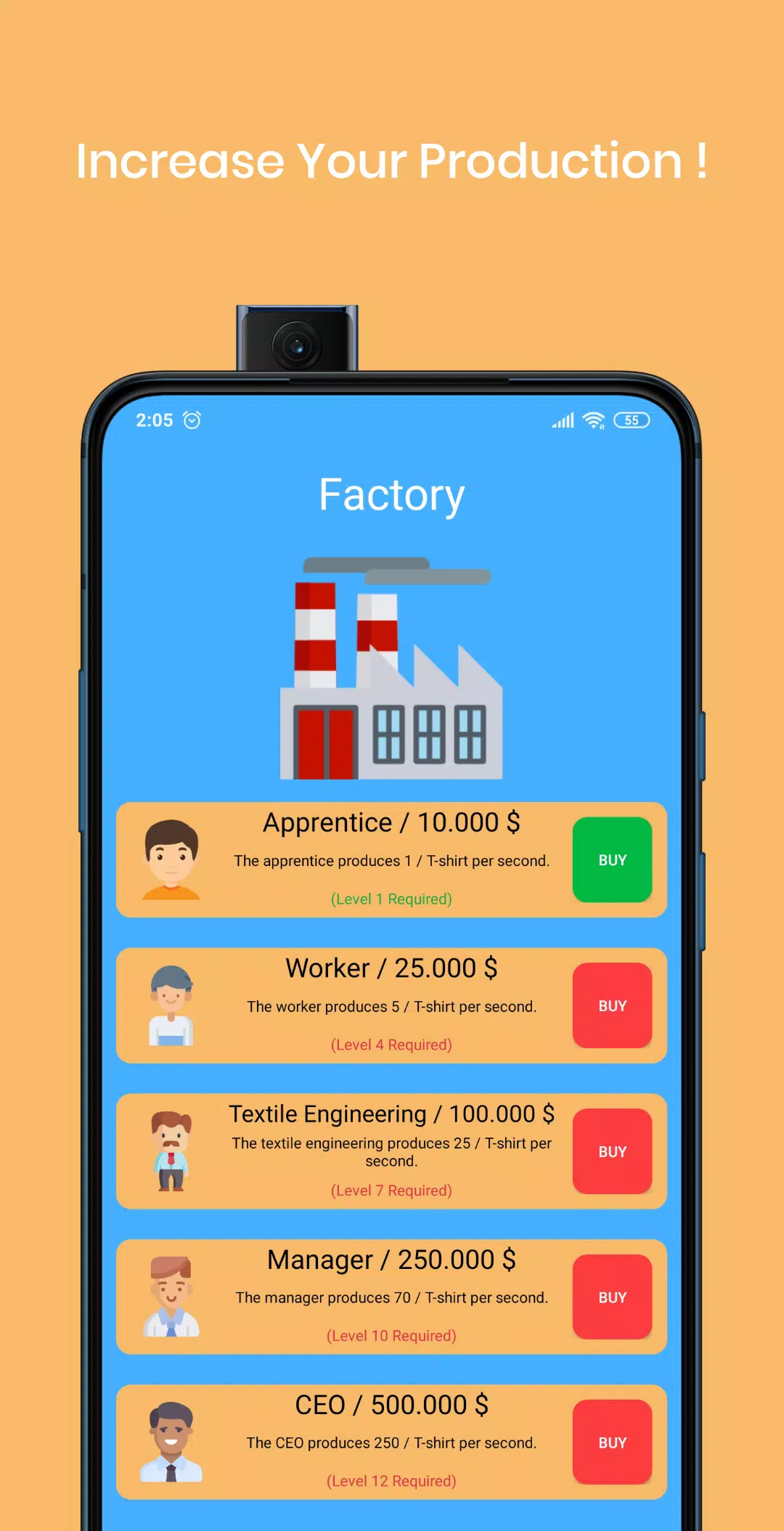 Trade Game Factory Manage Screenshots