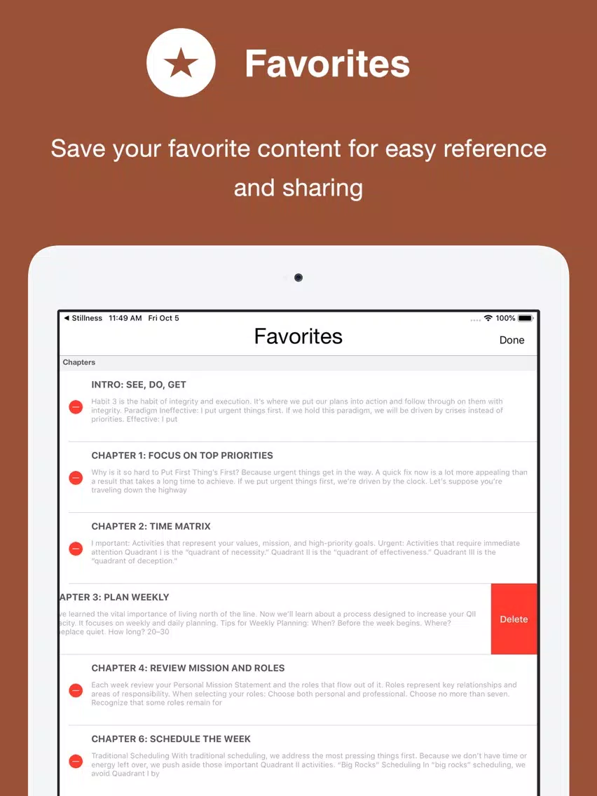 Habit 3 (with Video) iPad Screenshots