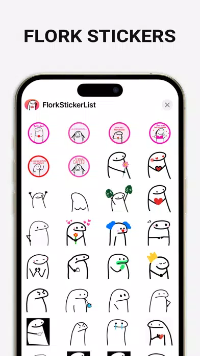 Tangkapan layar Flork Stickers & Drawing