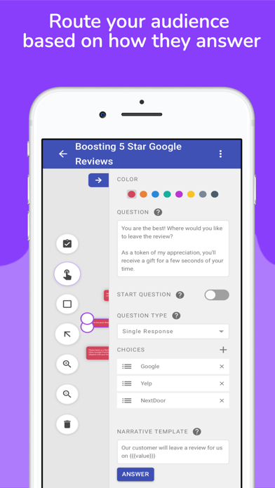 FlowCharts Surveys & Workflows Screenshots