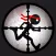 A Stick-man Under Firing Attack: Throw-ing Rocks and Launch-ing Missiles Adventure FREE Game for Kid-s, Teen-s and Adult-s
