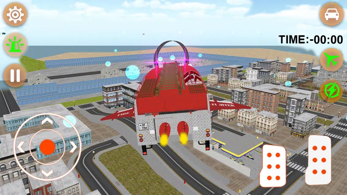 Flying Firefighter Truck simulator 2016 Real City Hero Screenshots