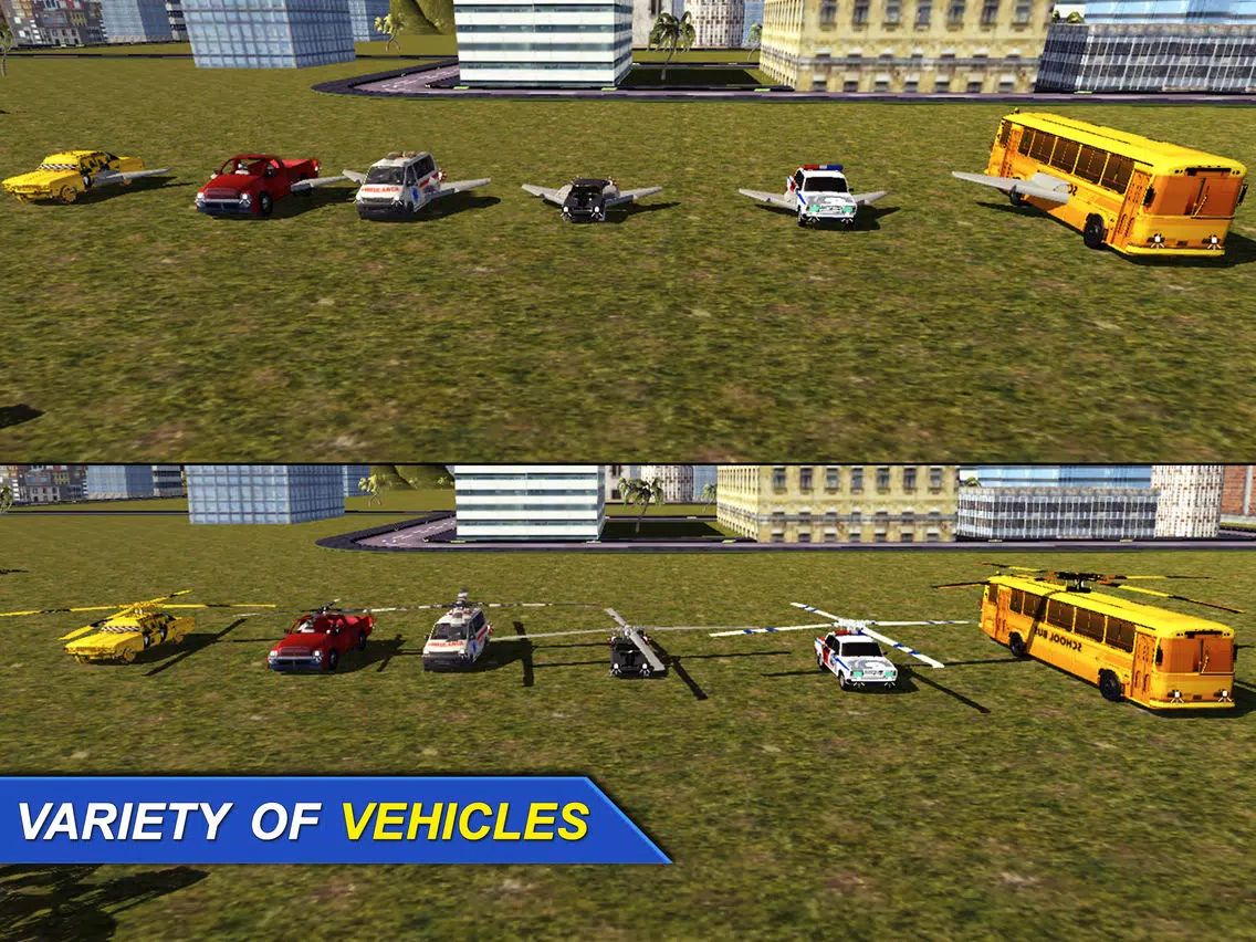 Zrzuty ekranu Flying Ambulance Flight Pilot Simulator 3D iPad 