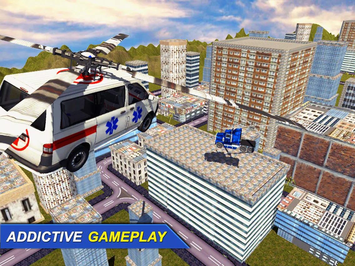 Zrzuty ekranu Flying Ambulance Flight Pilot Simulator 3D iPad 