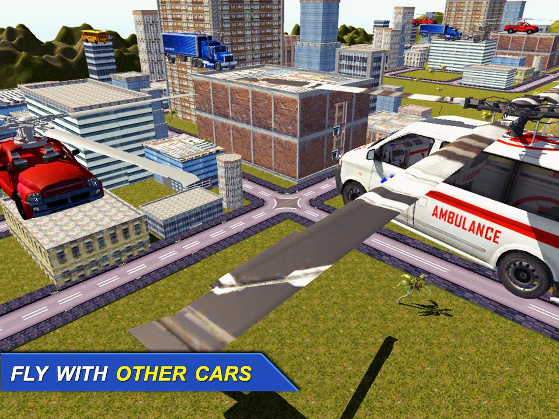 Zrzuty ekranu Flying Ambulance Flight Pilot Simulator 3D iPad 