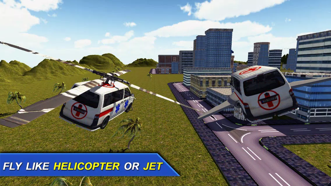 Zrzuty ekranu Flying Ambulance Flight Pilot Simulator 3D