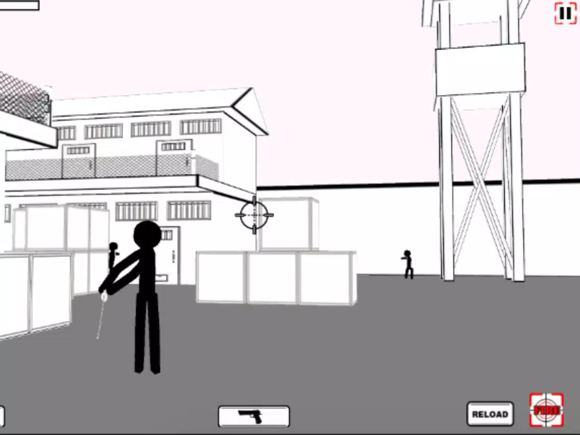 Tangkapan skrin Stickman Shooting - Free stickman fighting games iPad 