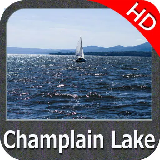 Champlain Lake Vermont HD GPS fishing chart Champlain Lake Vermont HD GPS fishing chart