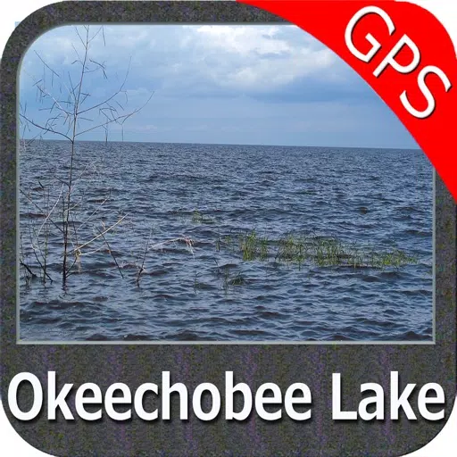 Lake Okeechobee Florida GPS fishing chart Lake Okeechobee Florida GPS fishing chart