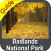 Badlands National Park gps outdoor map with Guide