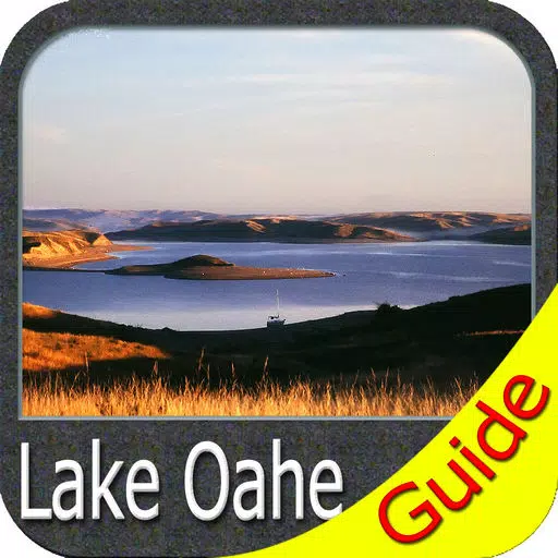 Lake Oahe - Dakota GPS fishing chart & map offline