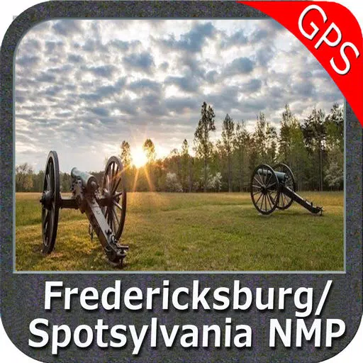 Fredericksburg National Military Park GPS Map Fredericksburg National Military Park GPS Map