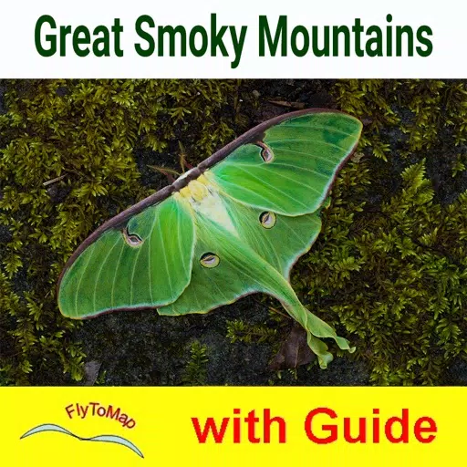 Great Smoky Mountains National Park GPS map Great Smoky Mountains National Park GPS map