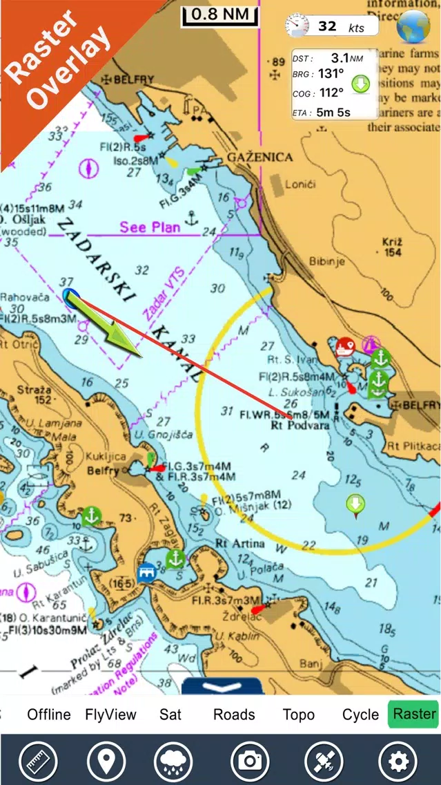 North Adriatic Nautical Charts Screenshots