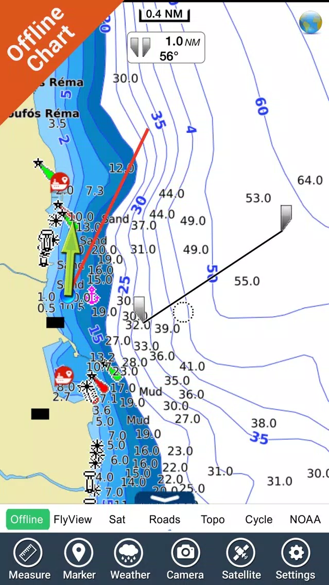 Marine: Aegean Sea (North) - GPS Map Navigator Screenshots