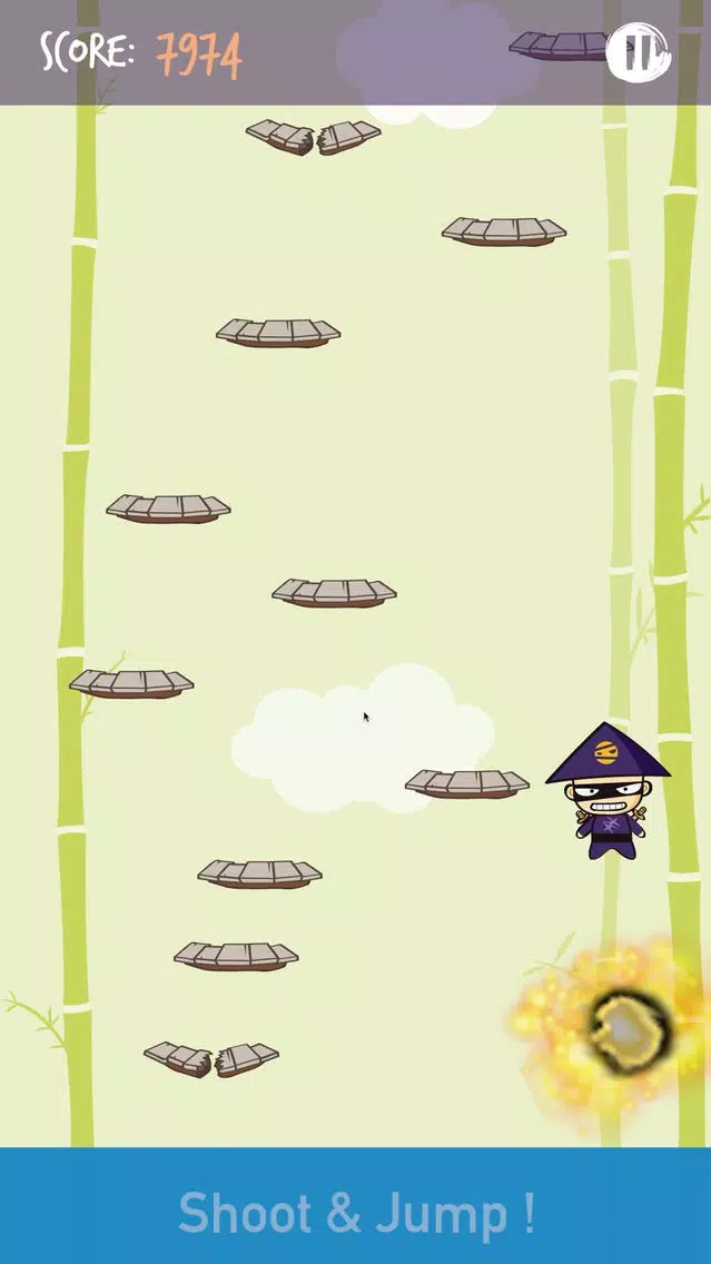 Ninja Jump and Shoot应用截图
