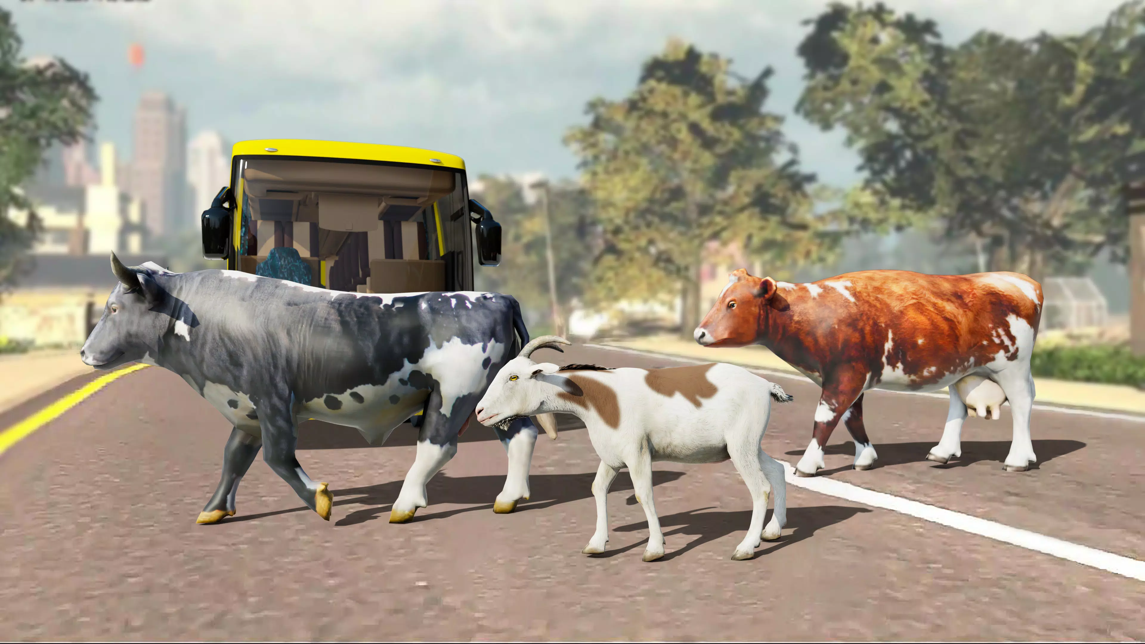 Crazy City Goat Simulator Screenshots