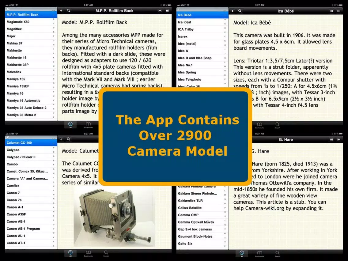 The Complete Camera Bible iPad Screenshots